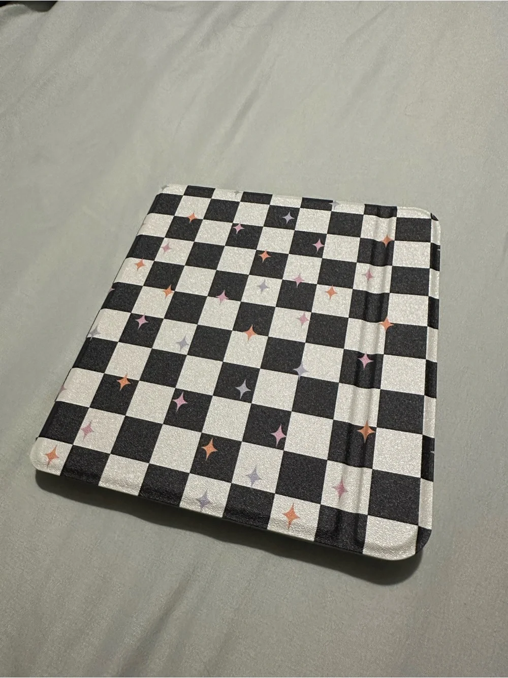 Kobo Libra color Checkerboard case with removable stand/ cover